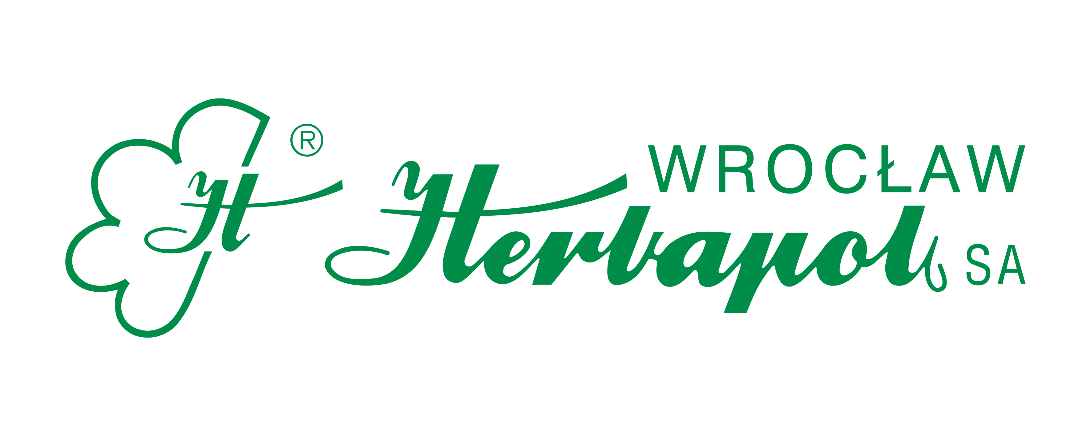 Logotyp Herbapol Wrocław